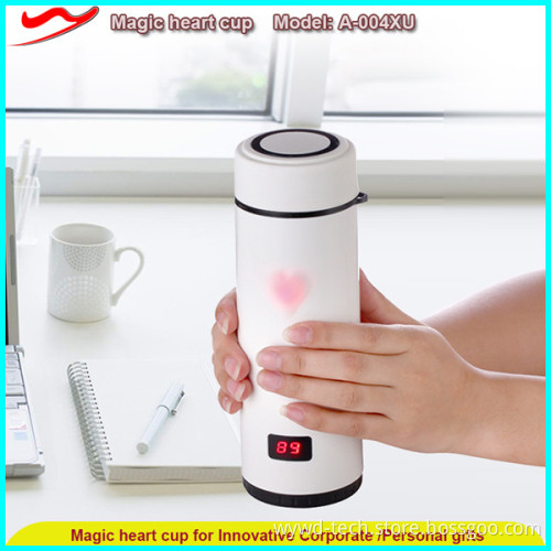 2016 Latest LED heart heart cup /2016 best led glow mug and cup